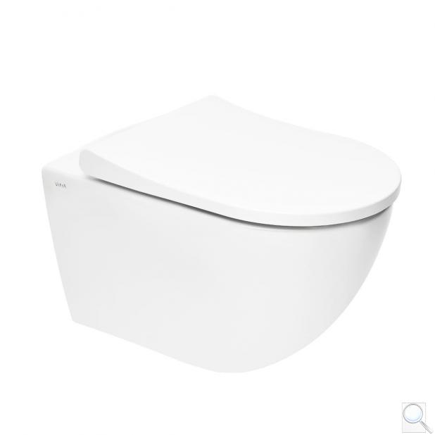 WC závěsné VitrA S60 bílé včetně sedátka softclose Duroplast, zadní odpad 7510-003-6288 obr. 1