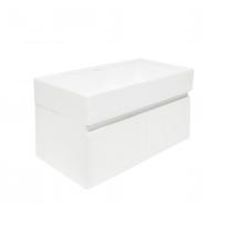 Koupelnová skříňka s umyvadlem SAT Evolution 78x30x44,8 cm bílá mat SATEVO80WMU2