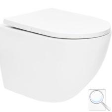 WC se sedátkem softclose závěsné SAT bílá lesk vírové SAT67010RTORP obr. 1