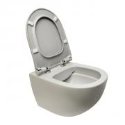WC závěsné VitrA Sento SmoothFlush šedé včetně sedátka, zadní odpad 7848-076-0101 (obr. 3)