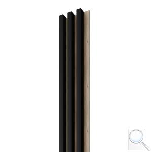 Obkladová Lamela Fineza Spline black 275 x 17,6 cm
